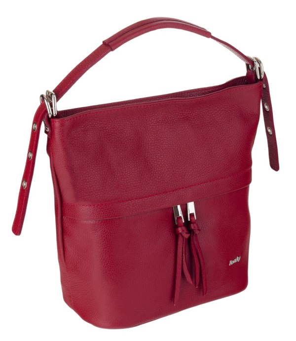 Red messenger bag